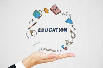 Wall Mural - Education and science concept