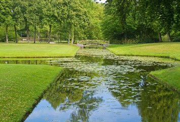 Canvas Print - Schlossgarten von Schloss Schwerin