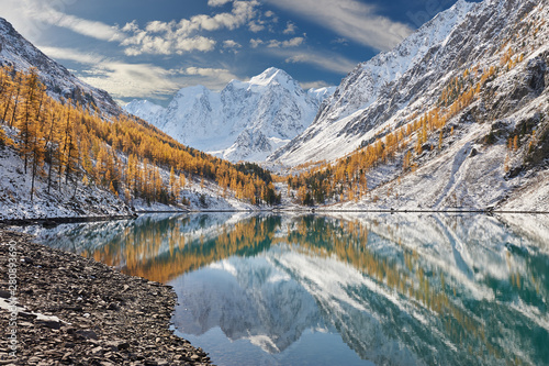 Plakat góry  altaj-rosja-syberia