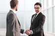 © ASDF - friendly handshake of business partners