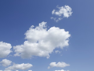 blue sky with clouds