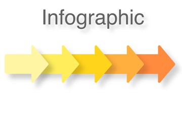 Wall Mural - Business infographics desing template. Can be used for workflow layout, diagram, annual report, web design.