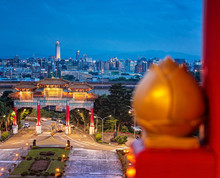 View From The Famous Grand Hotel Of Taipei, Taiwan