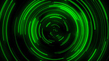 Fototapeta  - 3D animated background, the movement of the green curve, the curve is distributed, signal transmission, overflow image