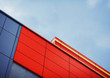 Abstract fragment of urban architecture of modern building, shopping mall, business centre. 