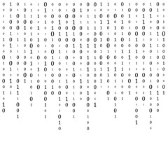 Wall Mural - abstract matrix background. binary computer code. coding. hacker concept. vector background illustra