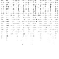Wall Mural - abstract matrix background. binary computer code. coding. hacker concept. vector background illustra