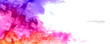 Leinwandbild Motiv Rainbow of Ink in water. Color Explosion. Paint Texture