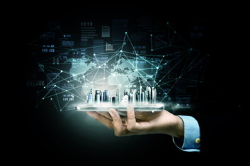 Wall Mural - internet business concept