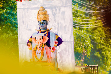 Wall Mural - lord ganesha , indian  ganesh festival.