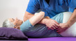 © Microgen - Physical Therapy, Stretching, Senior Woman