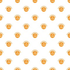 Sticker - Sun sea screen uv pattern seamless vector repeat for any web design