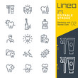 © sharpnose - Lineo Editable Stroke - Dentistry and Dental Care line icons