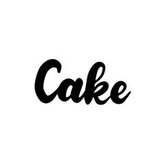 Sticker - Cake Handwritten Lettering