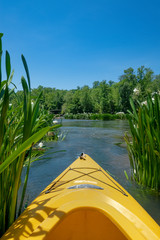 Wall Mural - Kayaking on the Catawba River, Landsford Canal State Park, South Carolina	