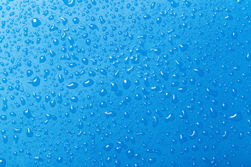  Blue water drops background