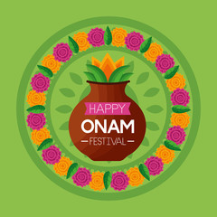 happy onam festival celebration