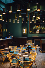 Interior hall 50's esthetic