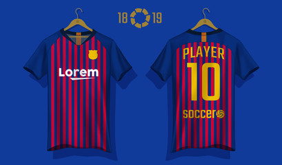 Soccer jersey template.sport t-shirt design.	