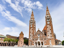 The Votive Church And Cathedral Of Our Lady Of Hungary In Szeged