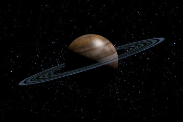 Wall Mural - planet saturn galaxy 3d illustration