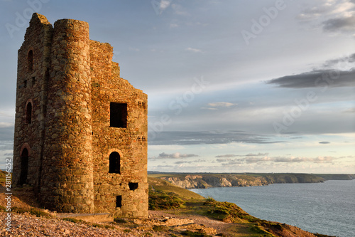 Abandoned Stamps And Whim Engine House At Wheal Coates Tine Mine