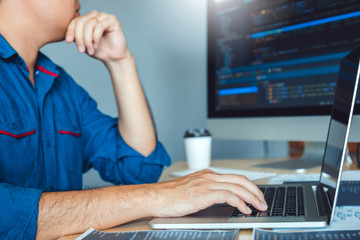 developing programmer development website design and coding technologies working in software company