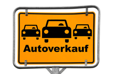 Wall Mural - Autoverkauf