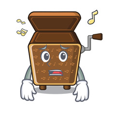 Sticker - Afraid music box in the mascot shape