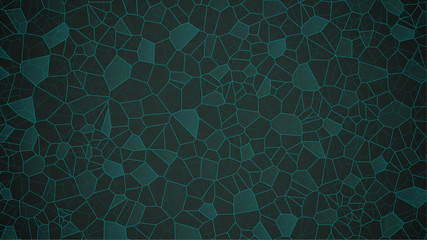 Wall Mural - abstract black mosaic background. lace mesh of geometric elements. diamonds, squares and polyhedra. 