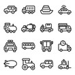 Transportation Modes Icons