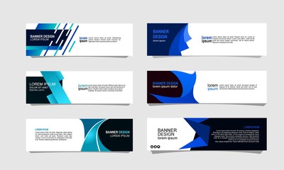 Wall Mural - Vector abstract design banner web template.