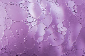Wall Mural - abstract purple water bubbles background