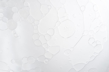 Wall Mural - abstract white water bubbles background