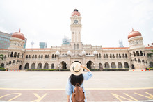 Tourist Is Sightseeing At The Sultan Abdul Samad Building Is Located In Front Of The Merdeka Square In Jalan Raja,Kuala Lumpur Malaysia.