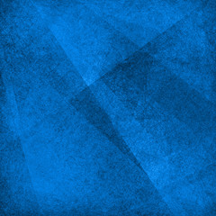 Wall Mural - Blue and black abstract background texture with angled blocks, stripes, square, and triangle shapes layered in abstract modern art style design