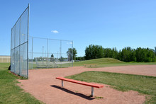 Basefield Field At A Local Community Park.