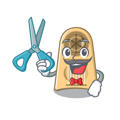 Sticker - Barber egg slicer isolated in the cartoon