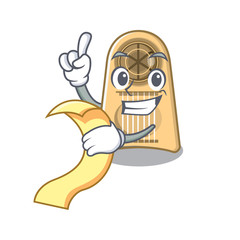 Sticker - With menu egg slicer in the mascot shape