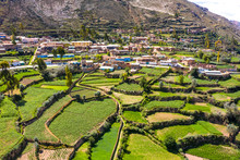 Andenes Or Platforms For Agriculture In Peru