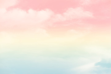 Wall Mural - cloud background with a pastel colour
