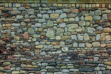 Old brick wall of bricks