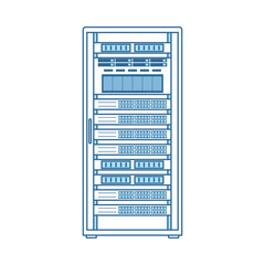 Poster - Server Rack Icon