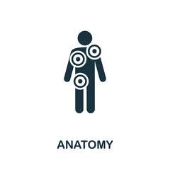 Anatomy vector icon symbol. Creative sign from science icons collection. Filled flat Anatomy icon for computer and mobile