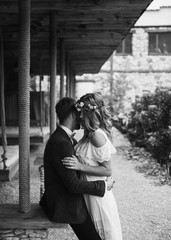 Wall Mural - beautiful wedding couple
