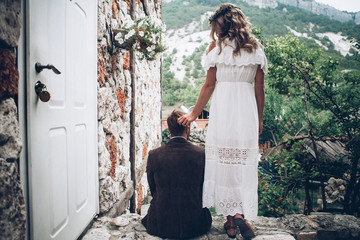 Wall Mural - beautiful wedding couple