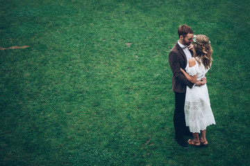 Wall Mural - beautiful wedding couple