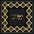 © Paykvector - Decorative vintage modern art deco frame and border