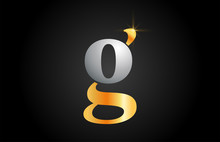 G Gold Alphabet Letter Logo Design Suitable For A Company