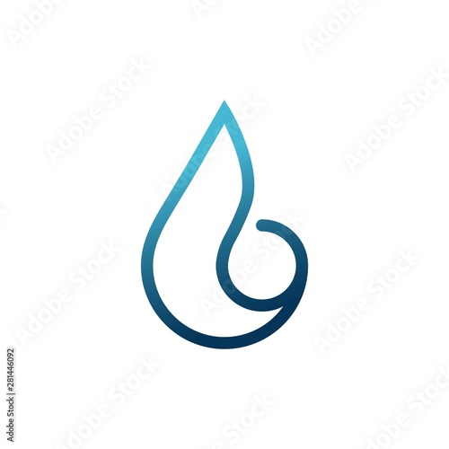 Water Drop Logo Design With Letter B Shape Creative Letter B Icon Inspiration Vector Buy This Stock Vector And Explore Similar Vectors At Adobe Stock Adobe Stock